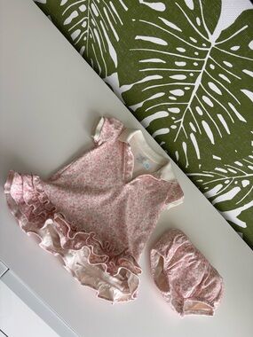 Ralph Lauren Pink Floral Polo Dress with Collared Neck🍓